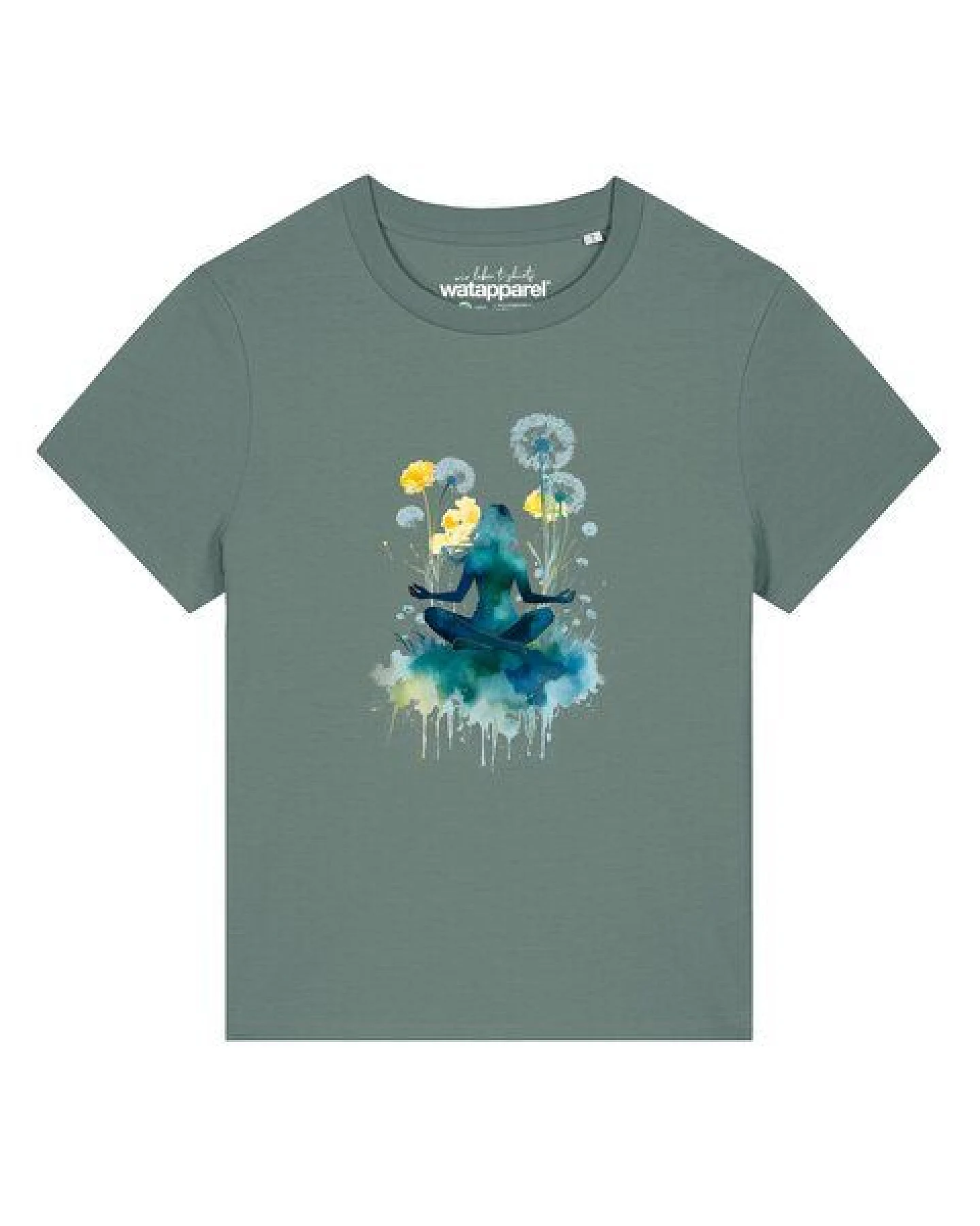 watapparel T-Shirt Frauen Yoga & Meditation – Ansicht 2