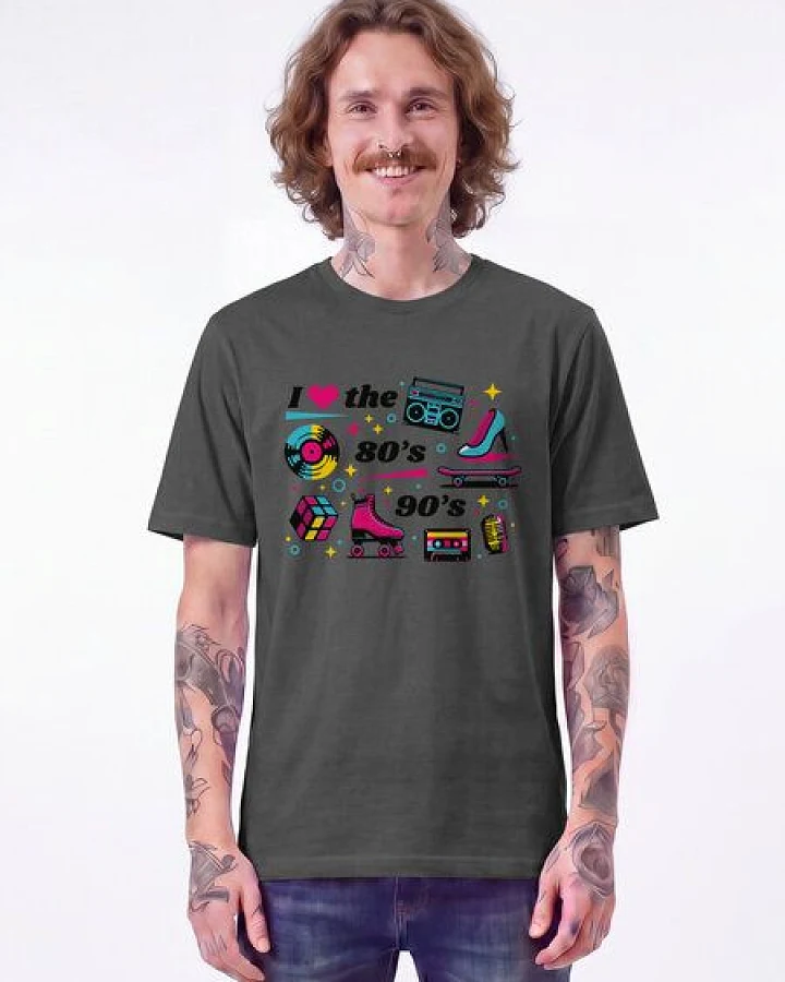 Produktseite: watapparel T-Shirt Unisex 80s Love