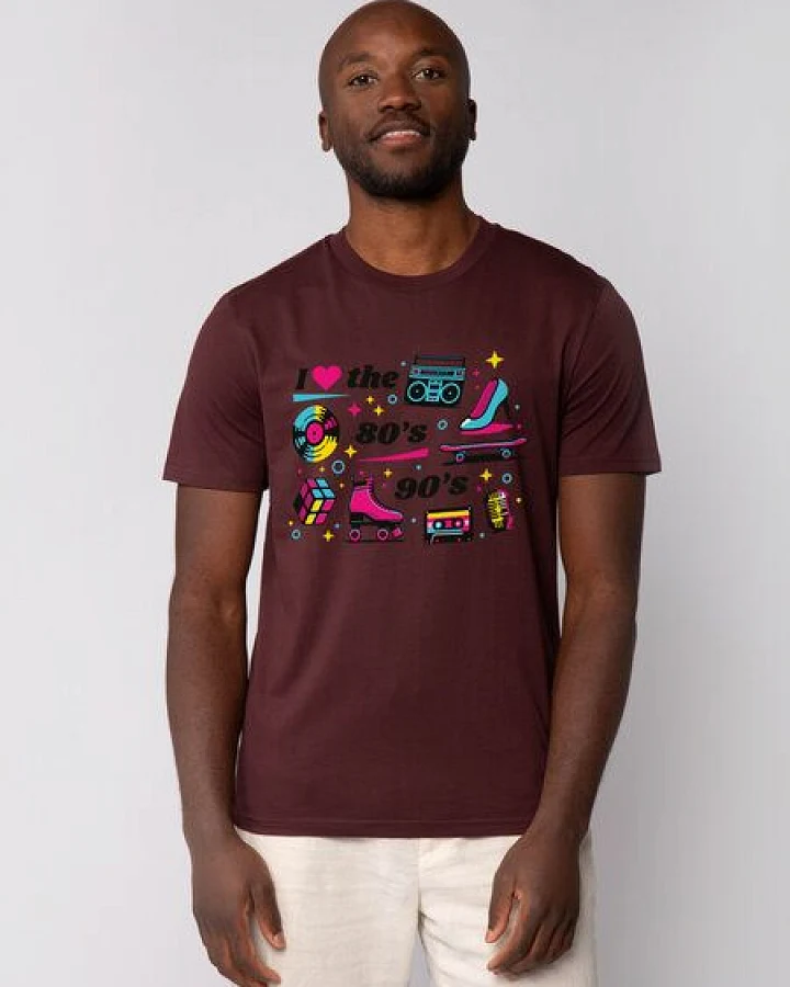 Produktseite: watapparel T-Shirt Unisex 80s Love