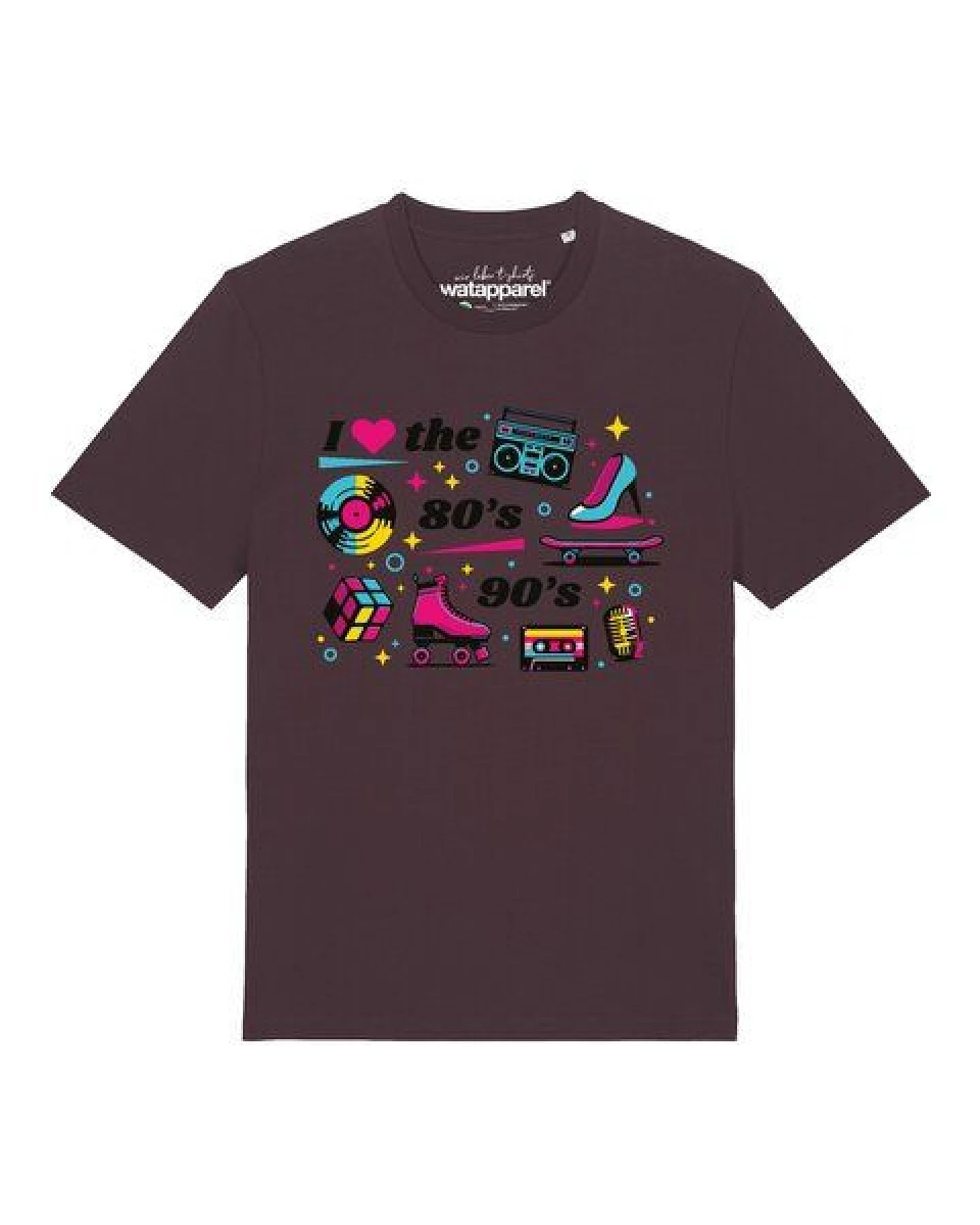 watapparel T-Shirt Unisex 80s Love – Ansicht 2