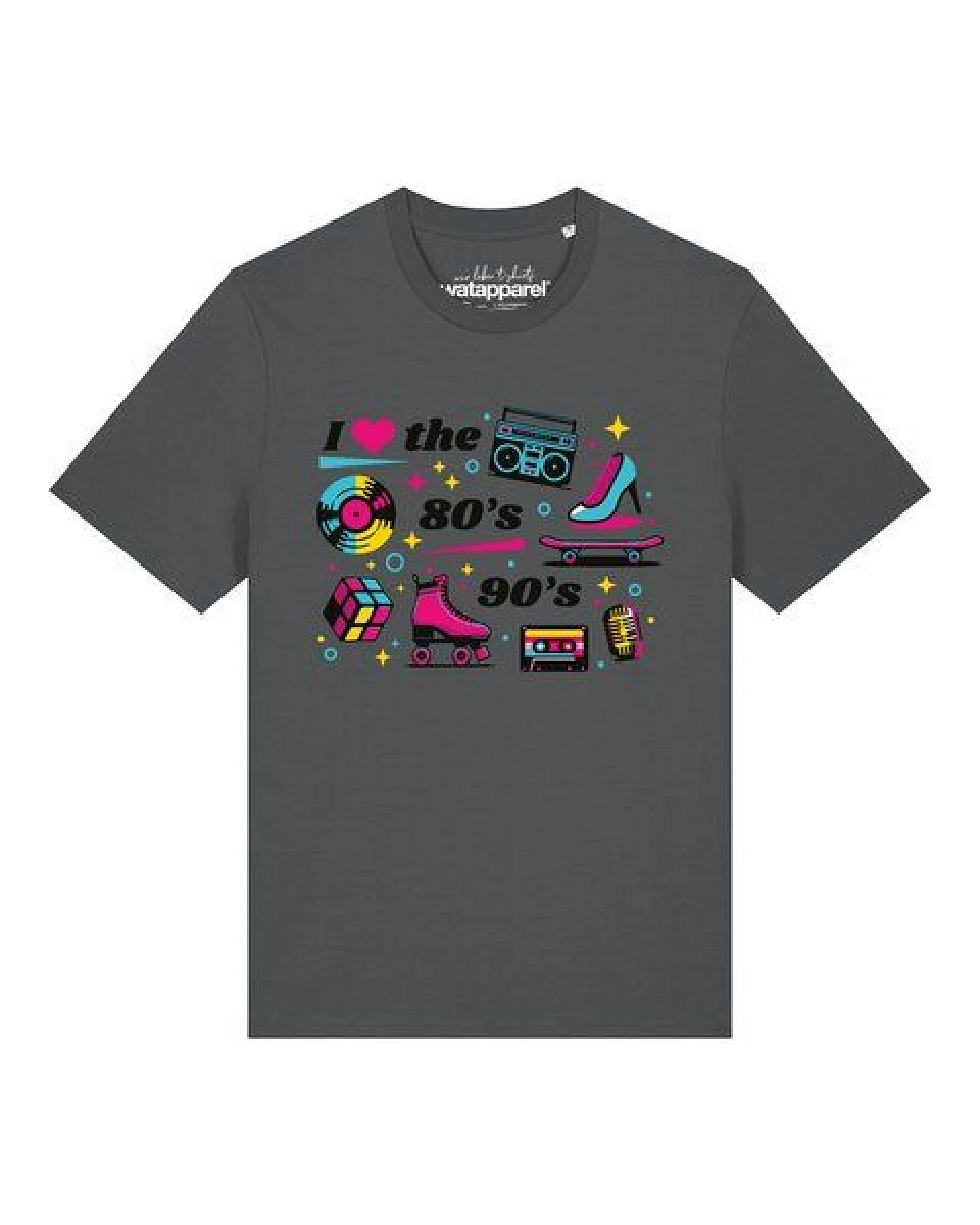 watapparel T-Shirt Unisex 80s Love – Ansicht 2