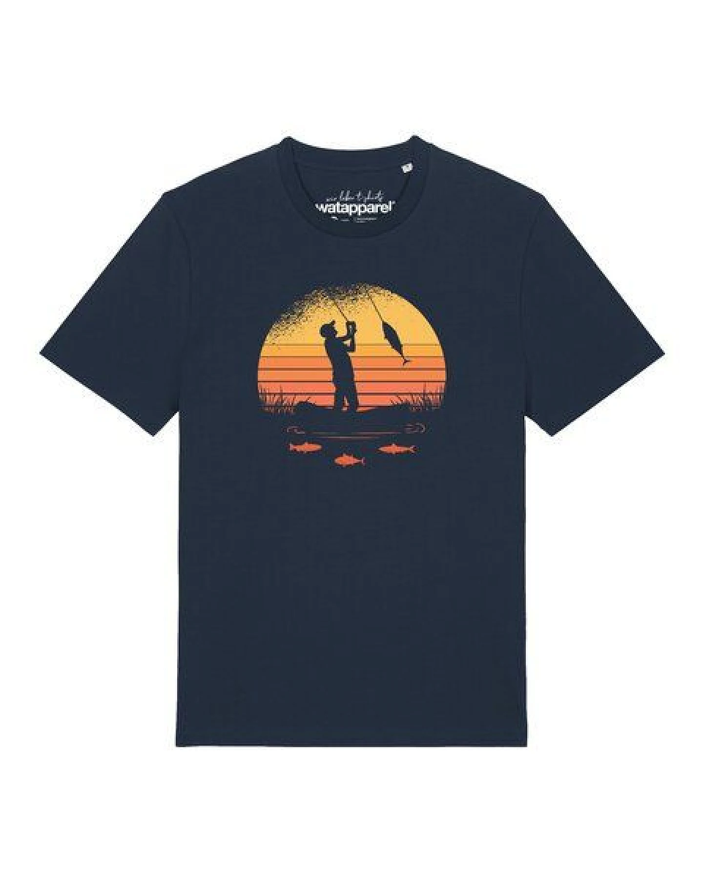 watapparel T-Shirt Unisex Angler – Ansicht 2