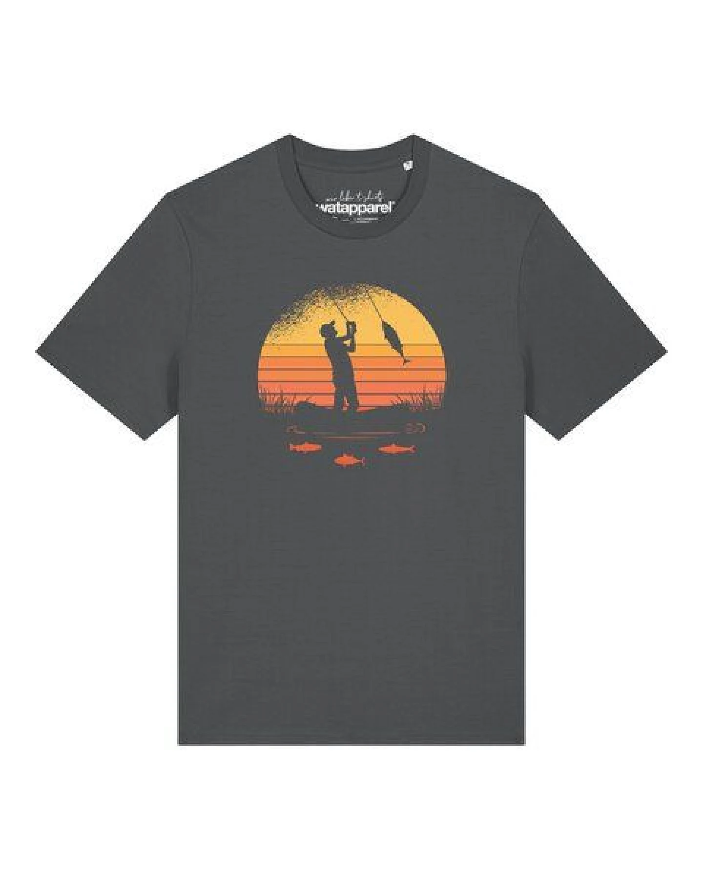 watapparel T-Shirt Unisex Angler – Ansicht 2