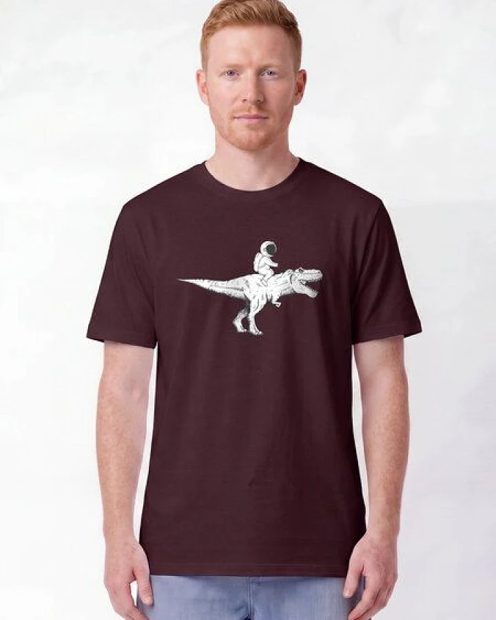 Produktseite: watapparel T-Shirt Unisex Astronaut on T-Rex