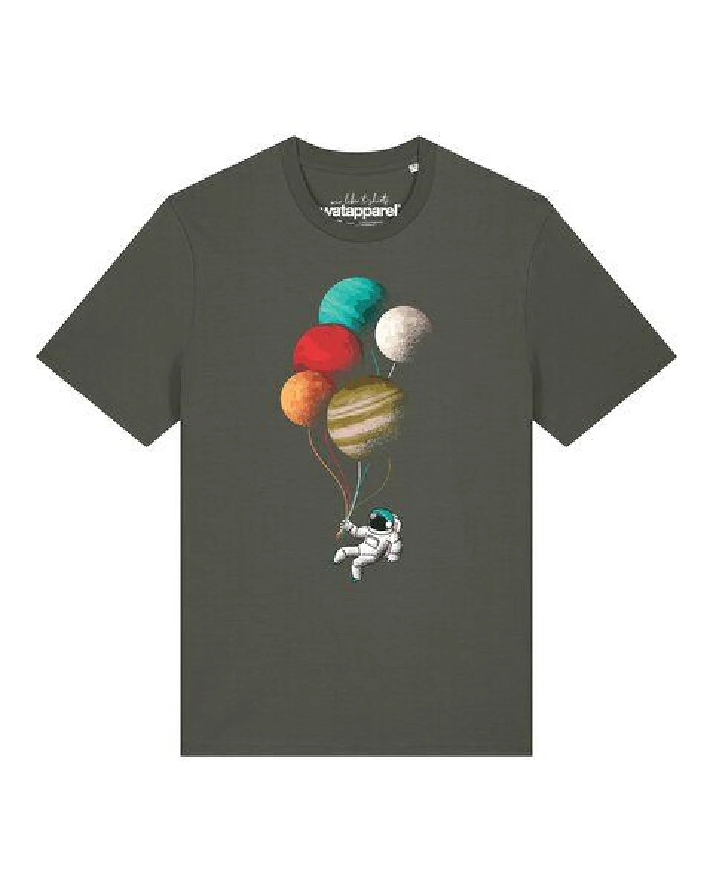 watapparel T-Shirt Unisex Balloon Spaceman – Ansicht 2