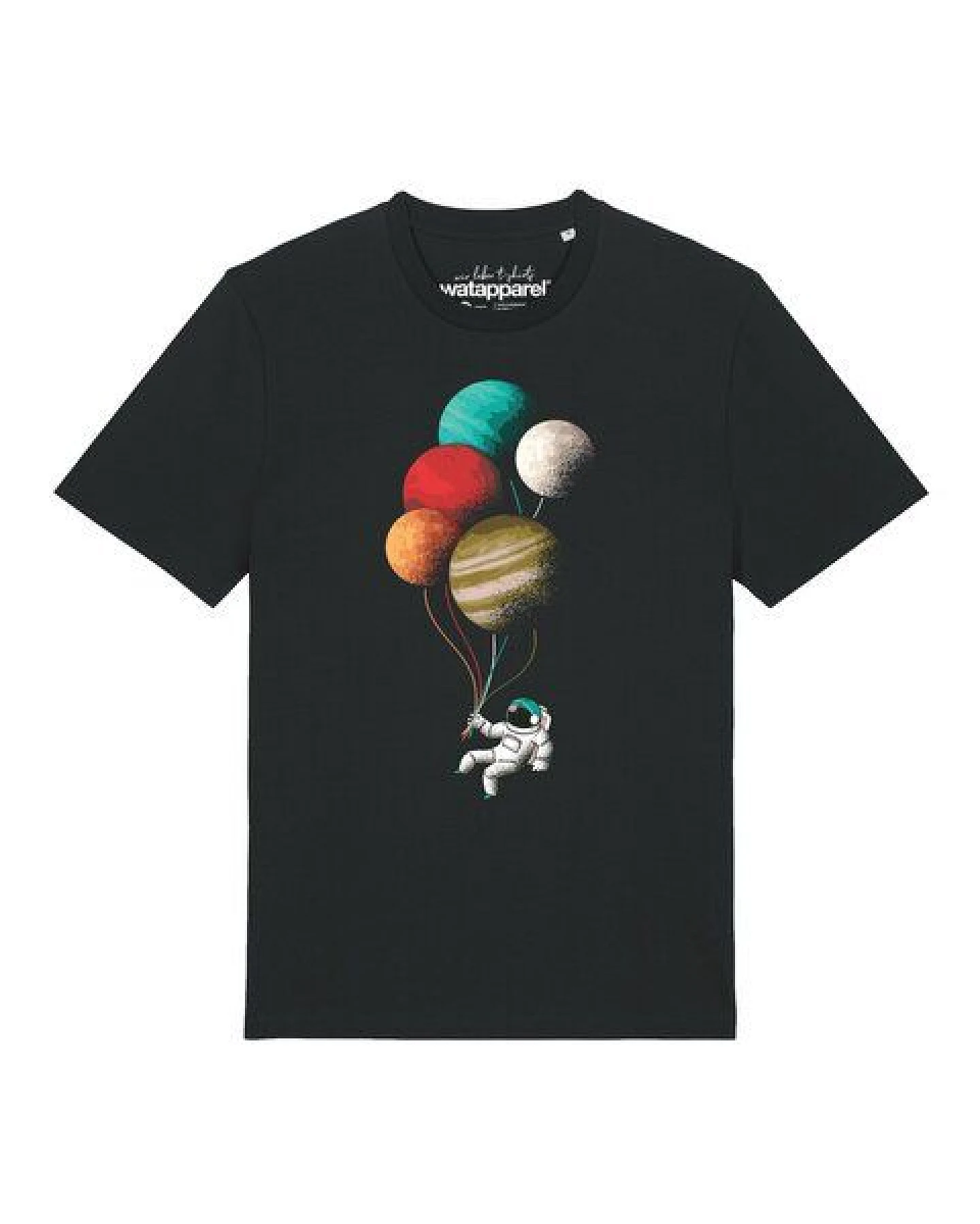 watapparel T-Shirt Unisex Balloon Spaceman – Ansicht 2