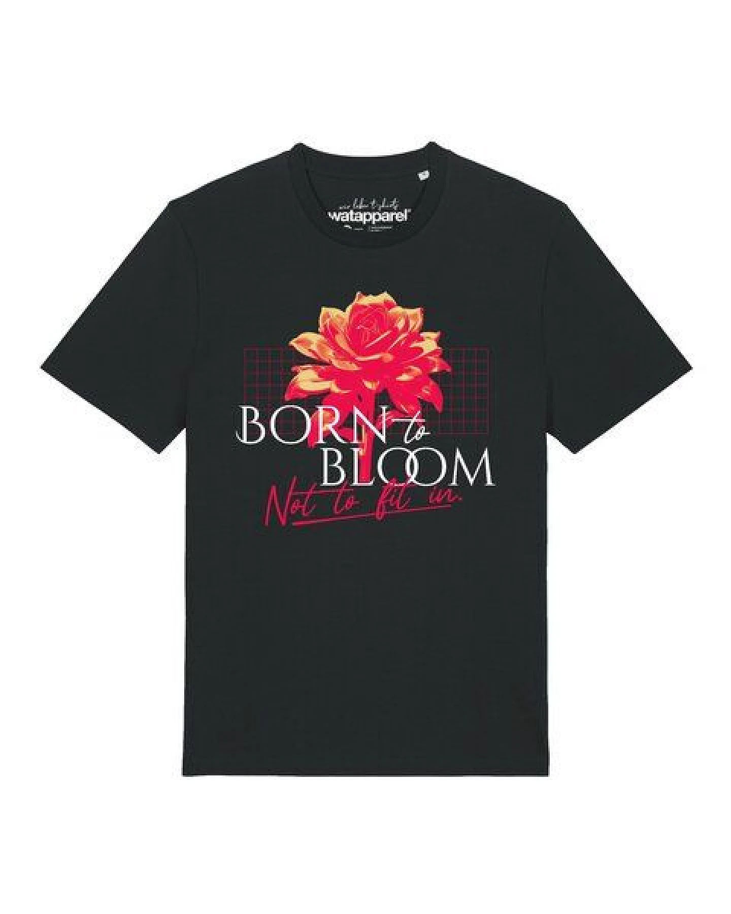 watapparel T-Shirt Unisex Born to bloom – Ansicht 2
