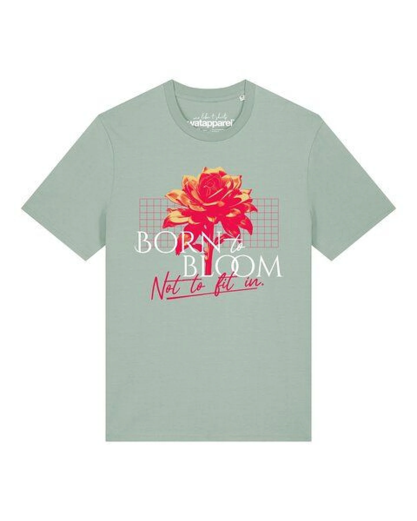 watapparel T-Shirt Unisex Born to bloom – Ansicht 2