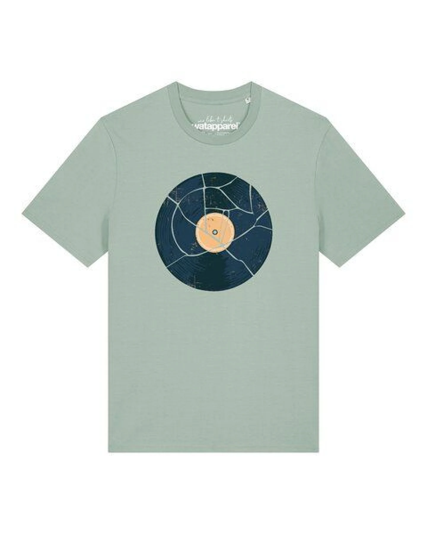 watapparel T-Shirt Unisex Broken Vinyl – Ansicht 2