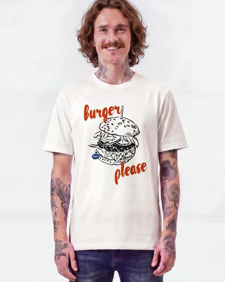 Produktseite: watapparel T-Shirt Unisex Burger please
