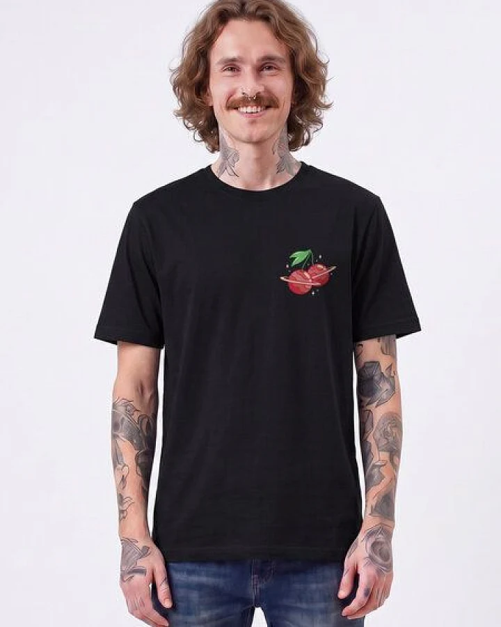watapparel T-Shirt Unisex Cherry Planets