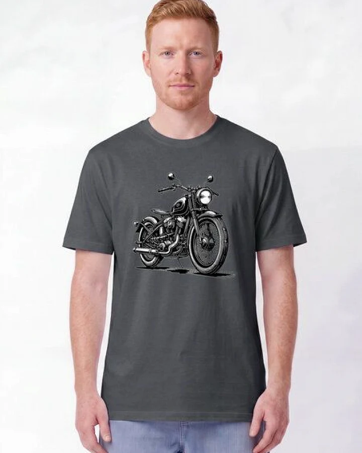 Produktseite: watapparel T-Shirt Unisex Classic Motorrad