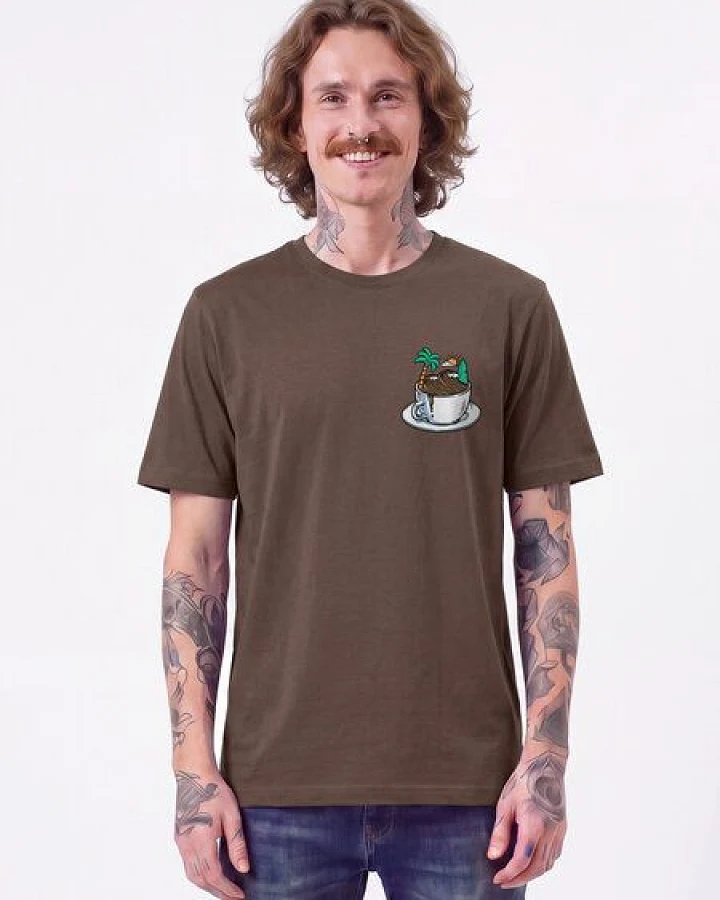 watapparel T-Shirt Unisex Coffee waves