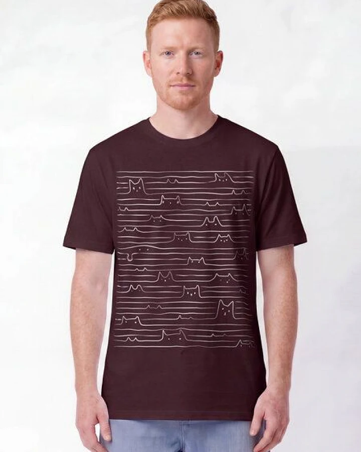 watapparel T-Shirt Unisex Doodle Cats