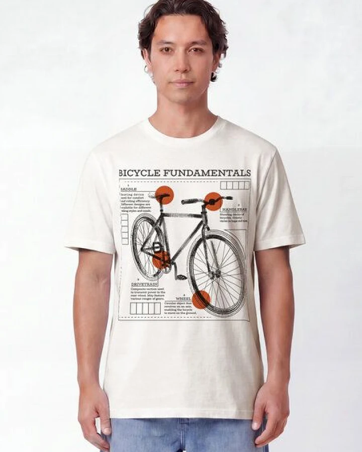 watapparel T-Shirt Unisex Fahrrad Grundlagen