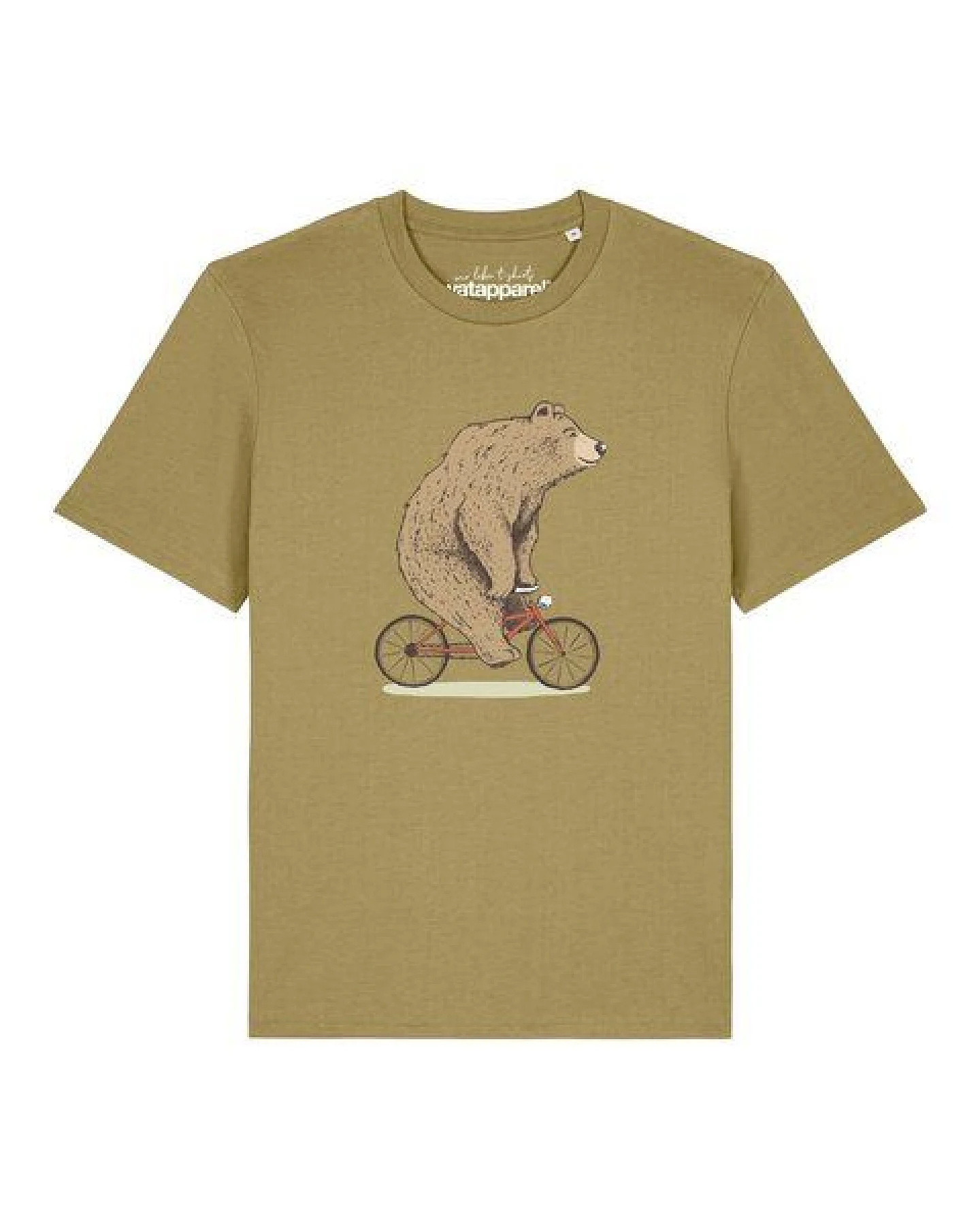 watapparel T-Shirt Unisex Fahrradbär – Ansicht 2