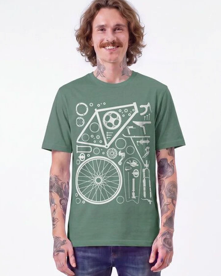 Produktseite: watapparel T-Shirt Unisex Fahrradteile