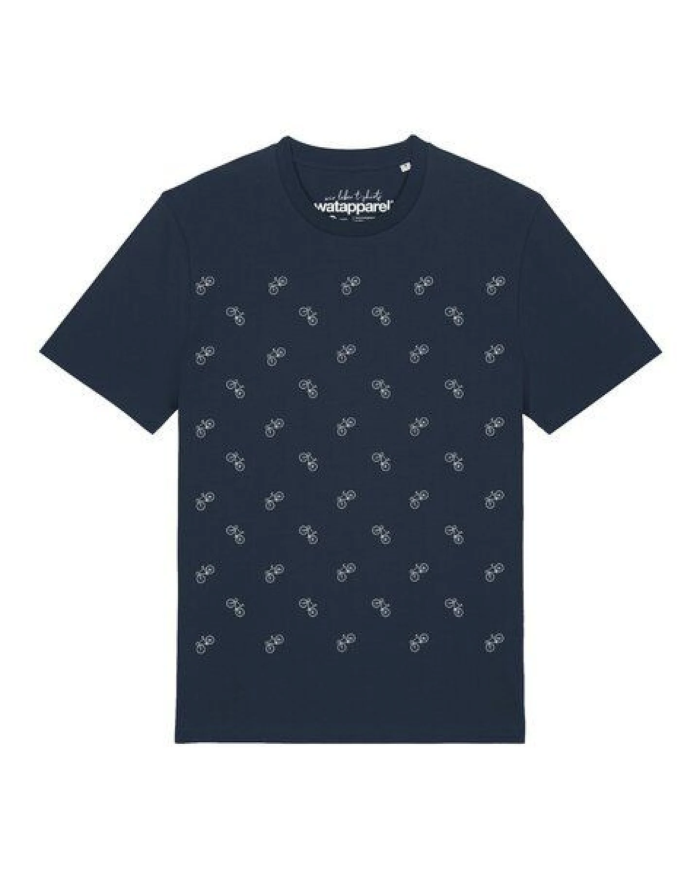 watapparel T-Shirt Unisex Fahrräder – Ansicht 2