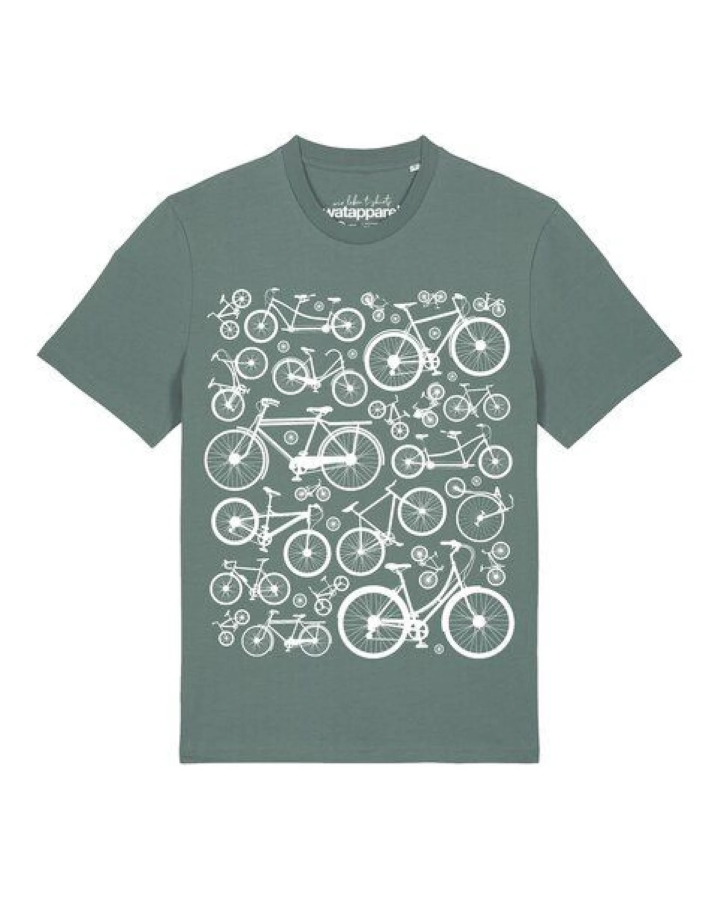 watapparel T-Shirt Unisex Fahrräder – Ansicht 2