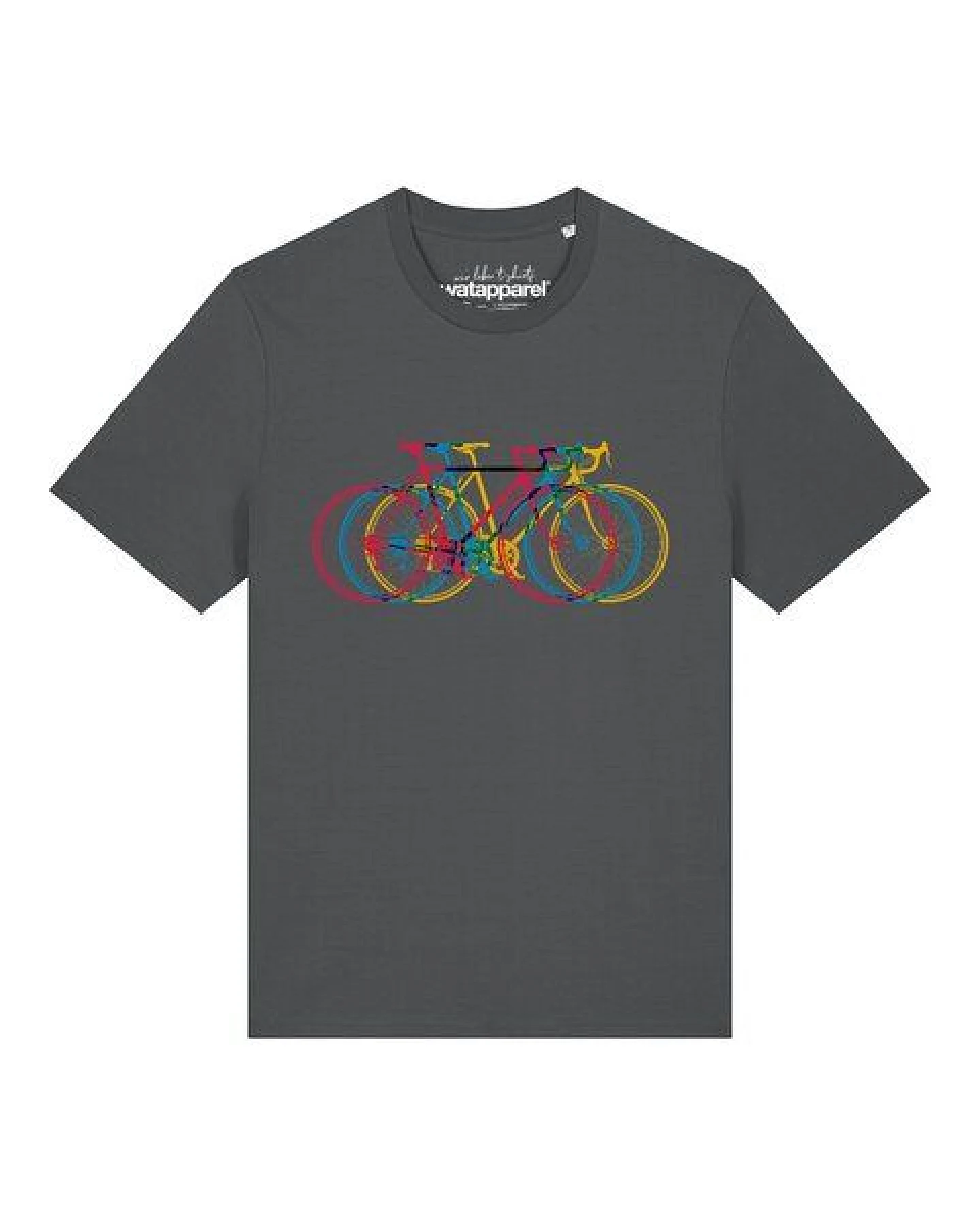 watapparel T-Shirt Unisex Fahrräder – Ansicht 2