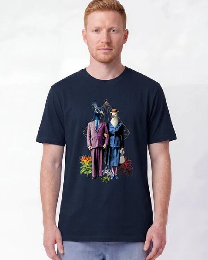watapparel T-Shirt Unisex Fancy Birds