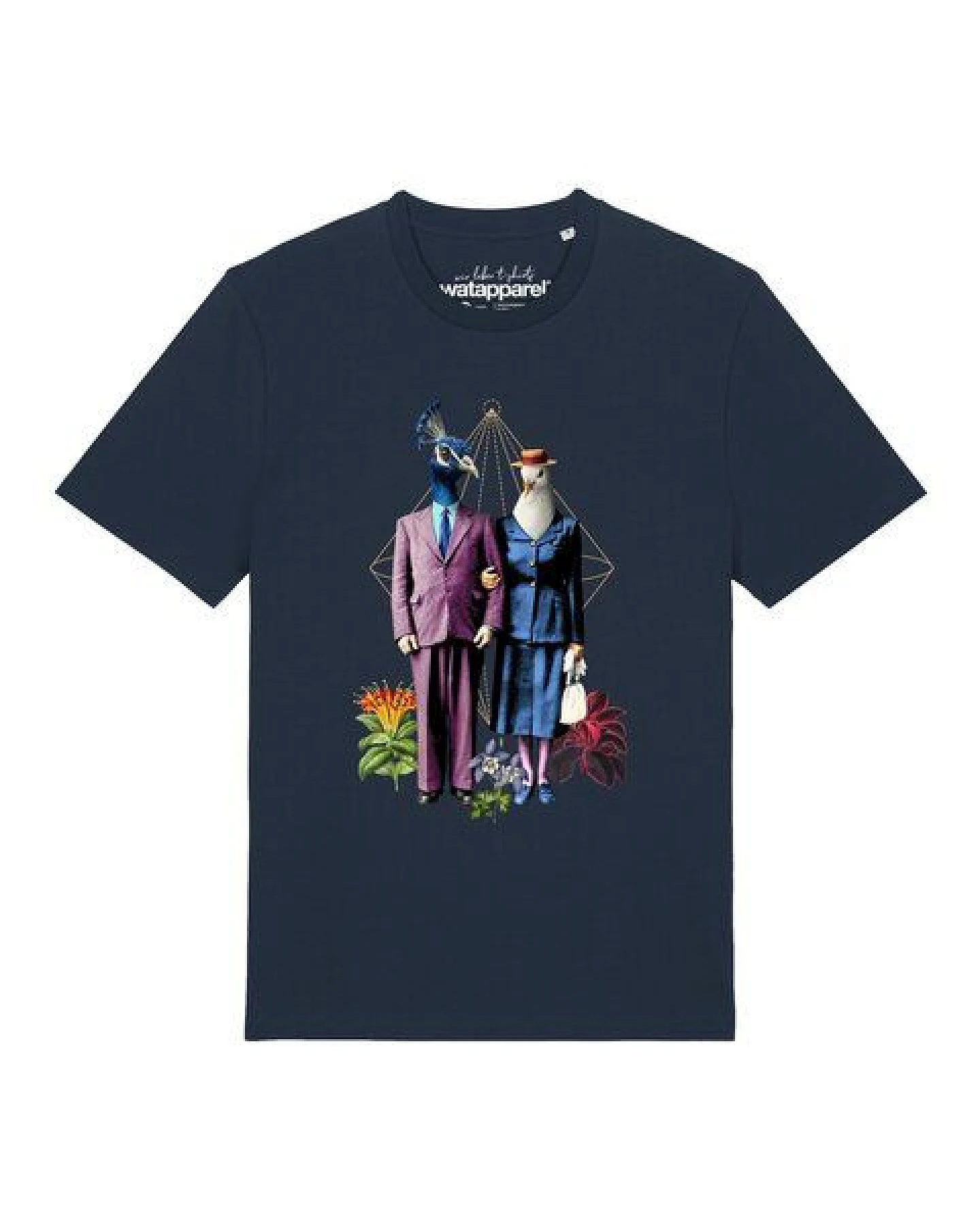 watapparel T-Shirt Unisex Fancy Birds – Ansicht 2