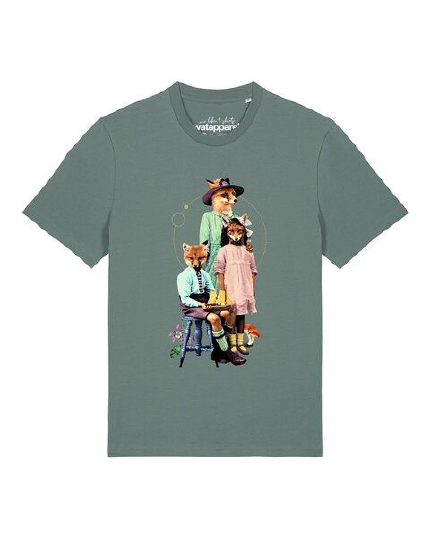 watapparel T-Shirt Unisex Fancy Fox – Ansicht 2