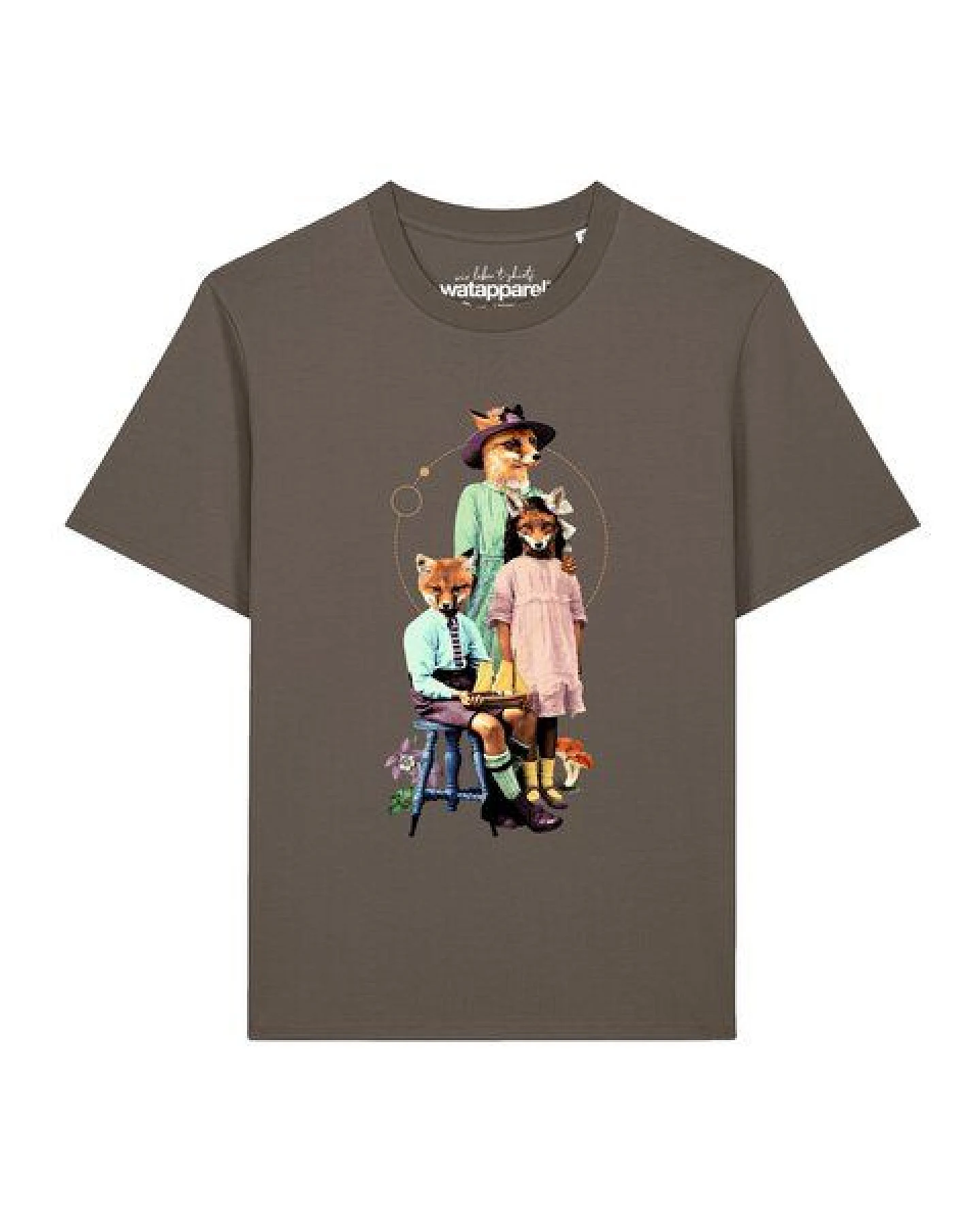 watapparel T-Shirt Unisex Fancy Fox – Ansicht 2
