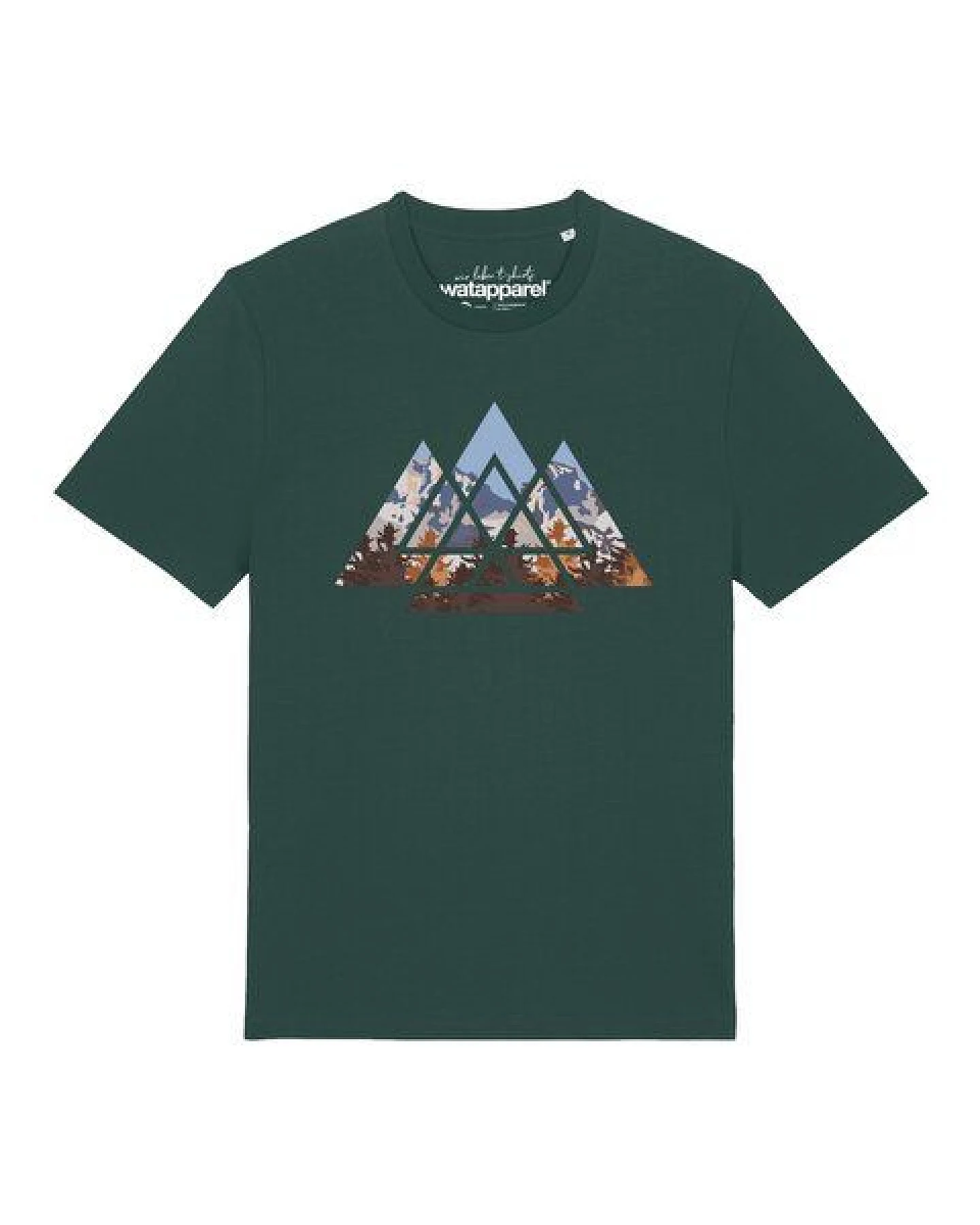 watapparel T-Shirt Unisex Geometric Landscape – Ansicht 2