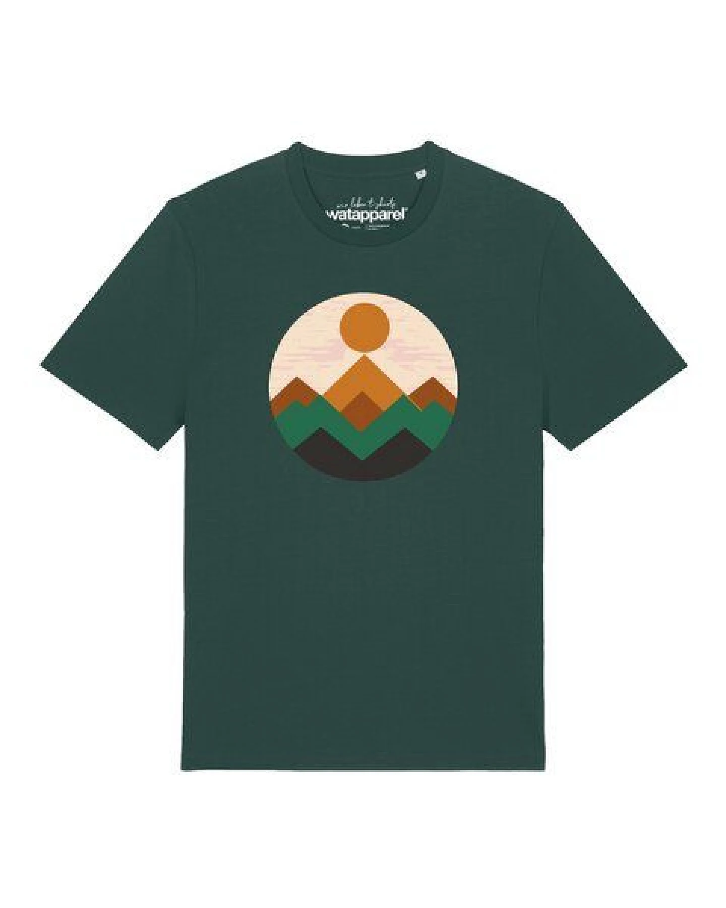 watapparel T-Shirt Unisex Geometric Landscape 2 – Ansicht 2