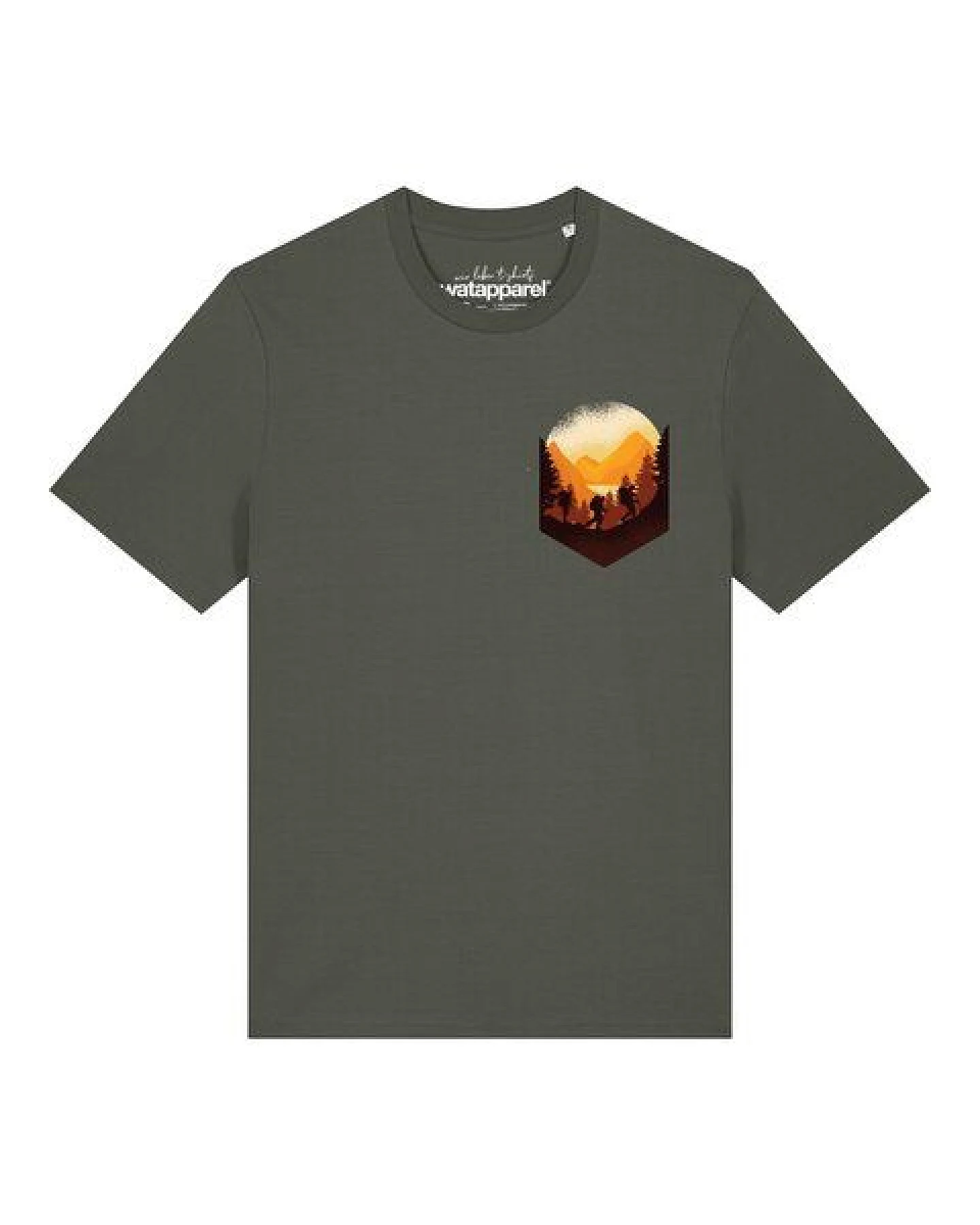 watapparel T-Shirt Unisex Hiking in the mountains – Ansicht 2