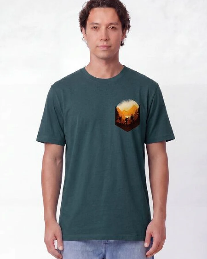 Produktseite: watapparel T-Shirt Unisex Hiking in the mountains