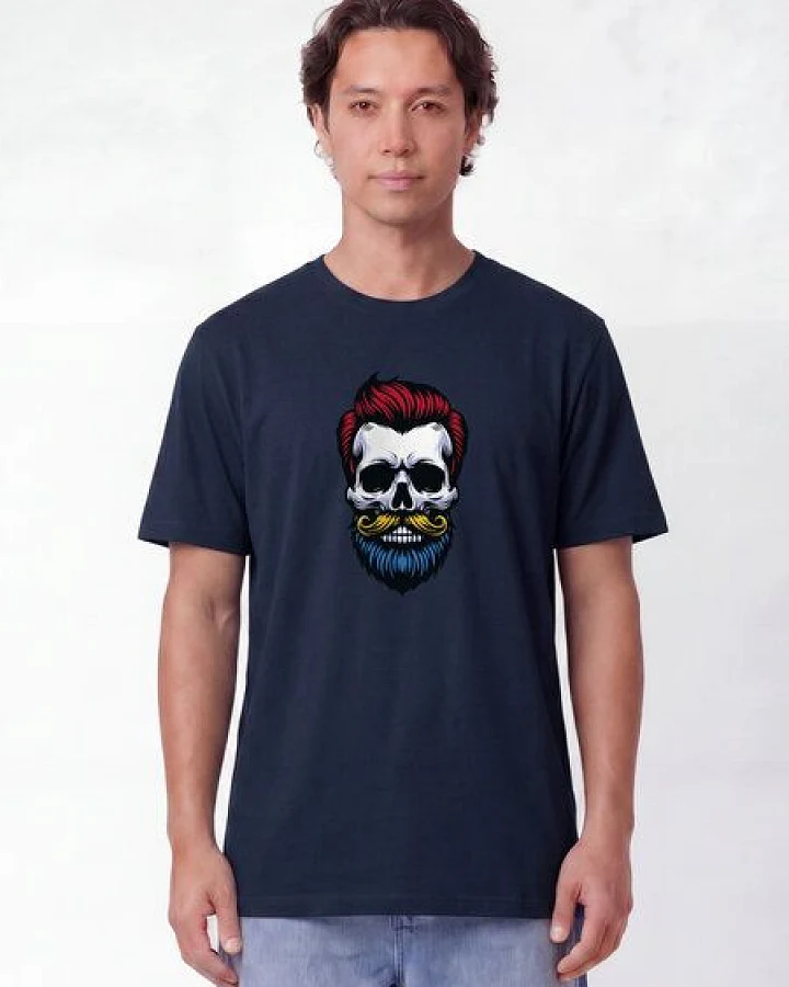 watapparel T-Shirt Unisex Hipster Skull