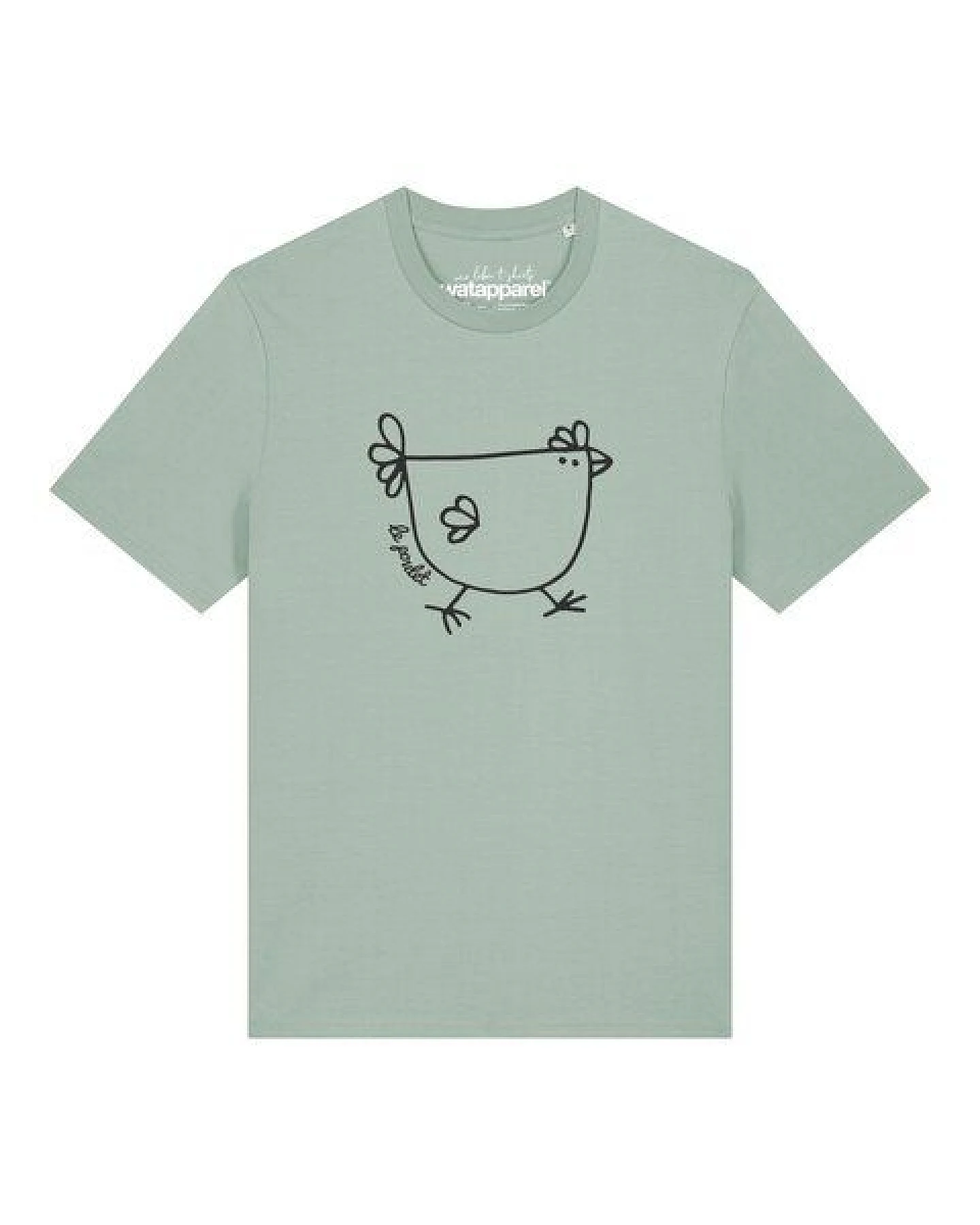 watapparel T-Shirt Unisex Le poulet - das Huhn – Ansicht 2