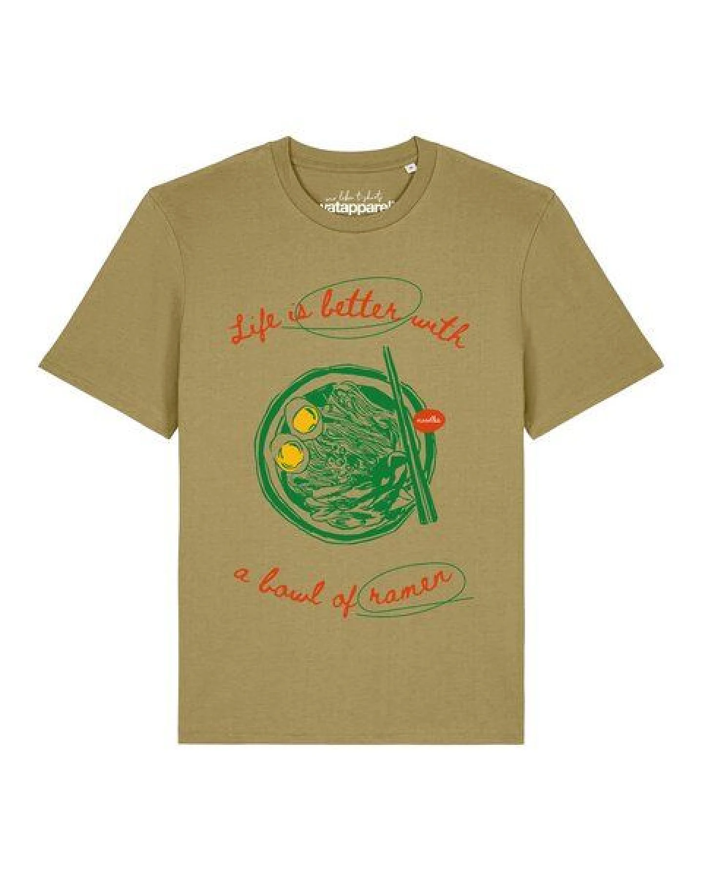 watapparel T-Shirt Unisex Life is better with ramen – Ansicht 2