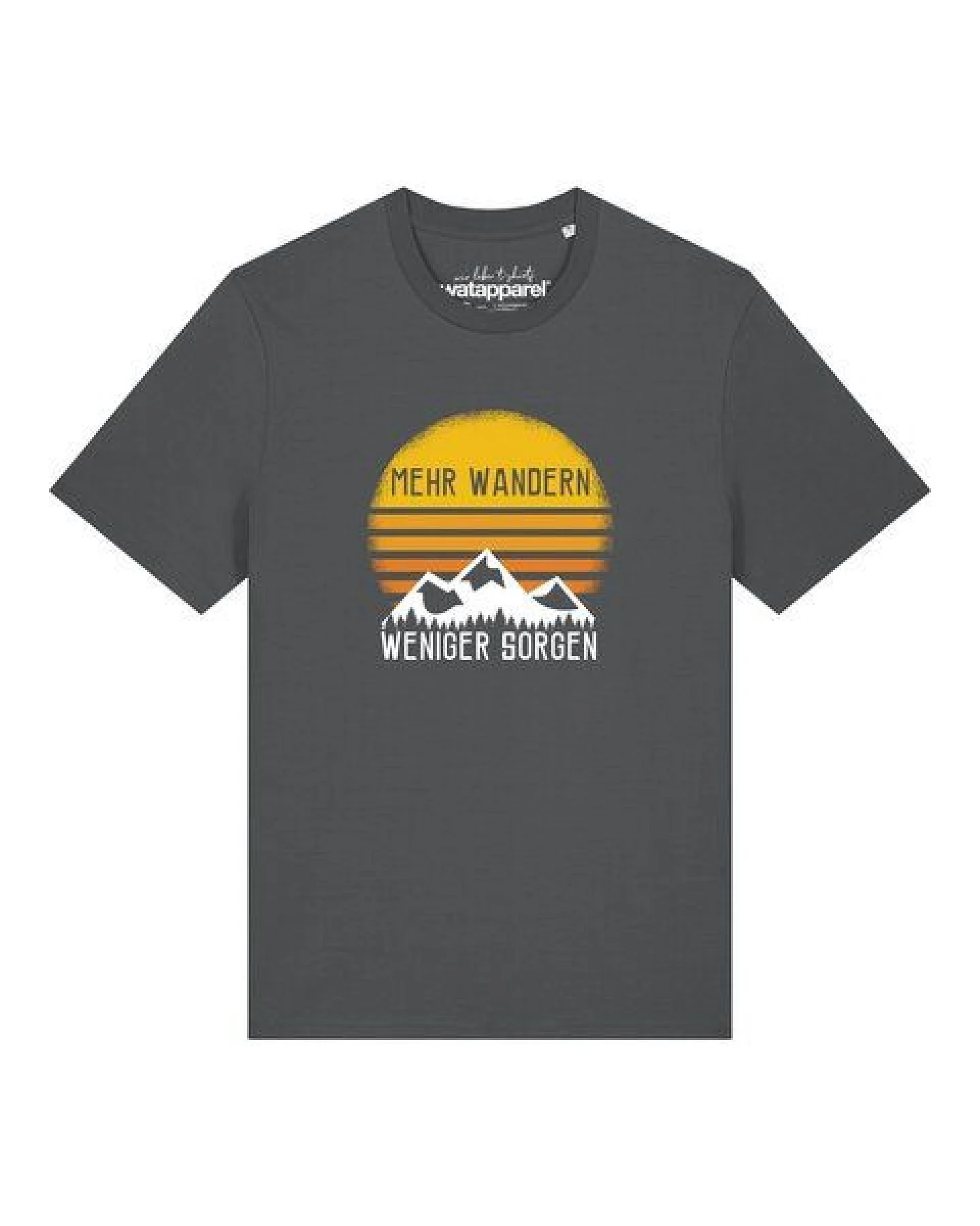 watapparel T-Shirt Unisex Mehr Wandern – Ansicht 2