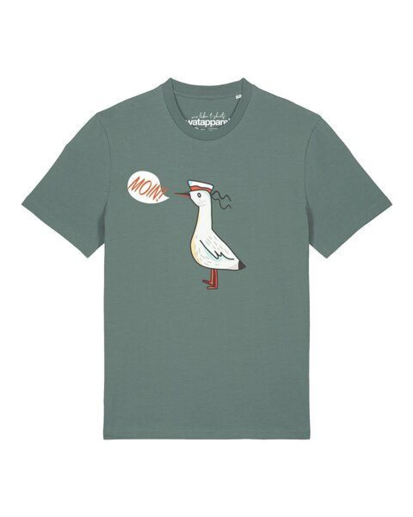 watapparel T-Shirt Unisex Moin Seagull – Ansicht 2