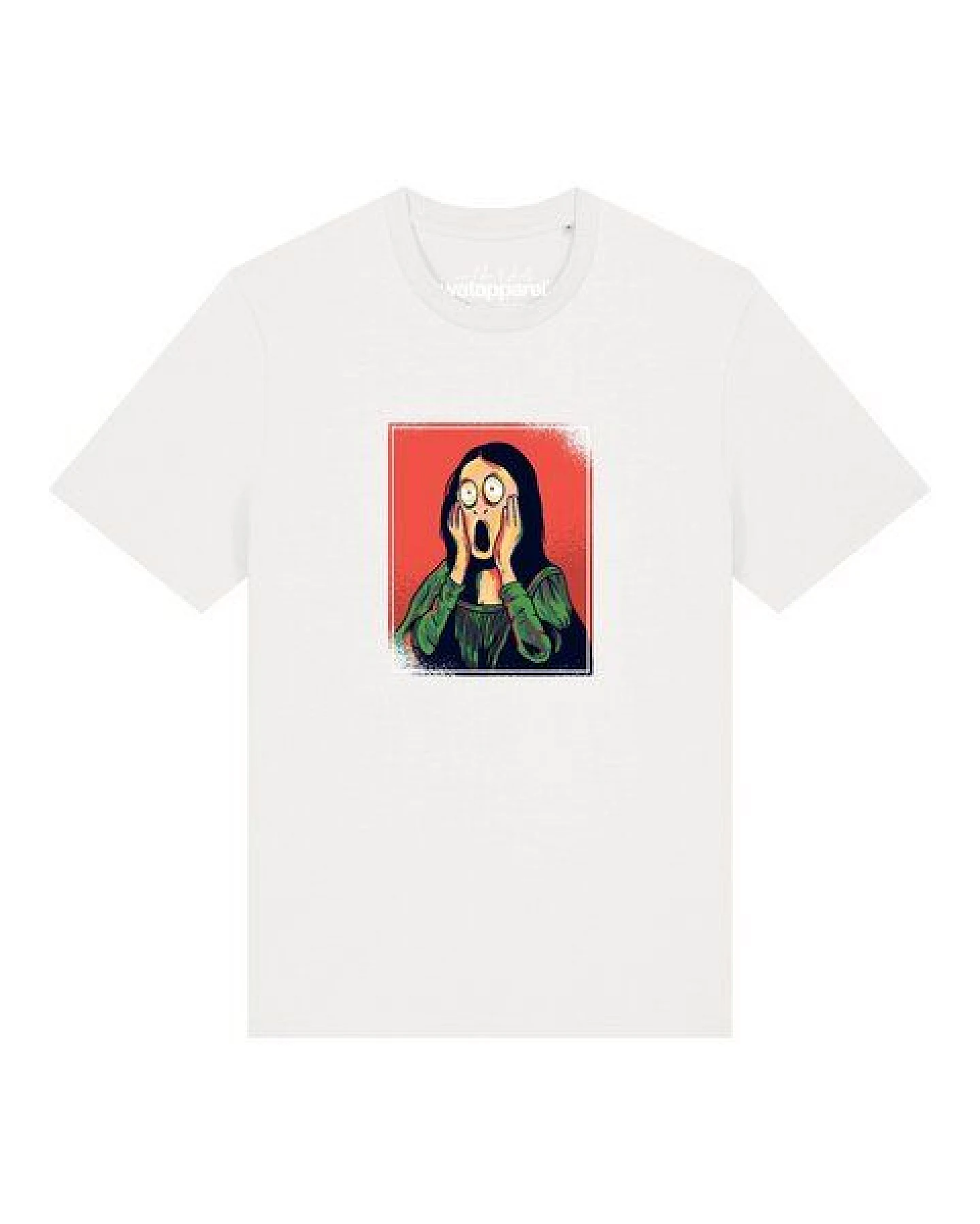 watapparel T-Shirt Unisex Mona Lisa Scream – Ansicht 2