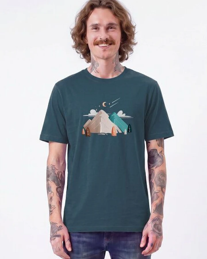 Produktseite: watapparel T-Shirt Unisex Night & Clouds