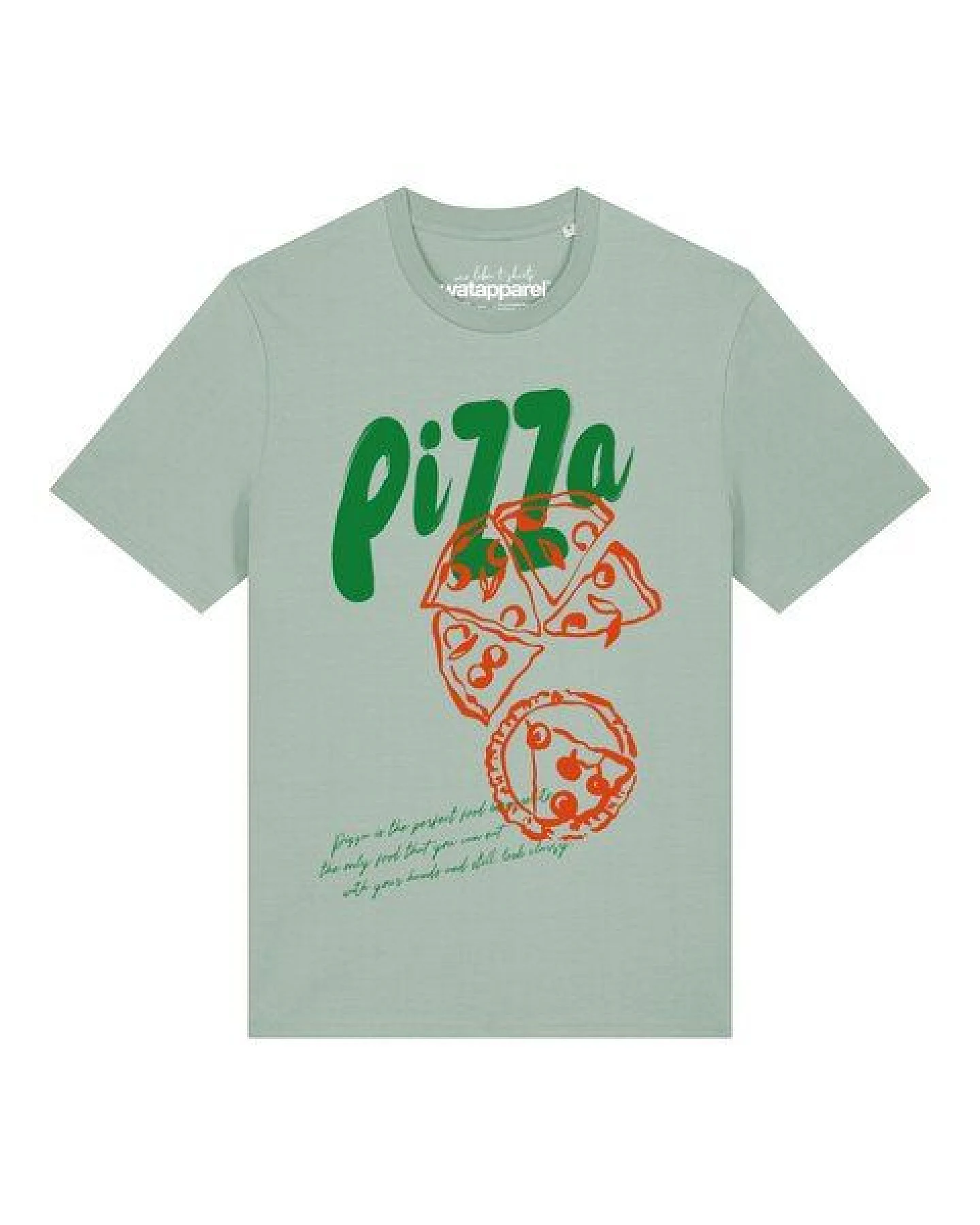 watapparel T-Shirt Unisex Pizza – Ansicht 2