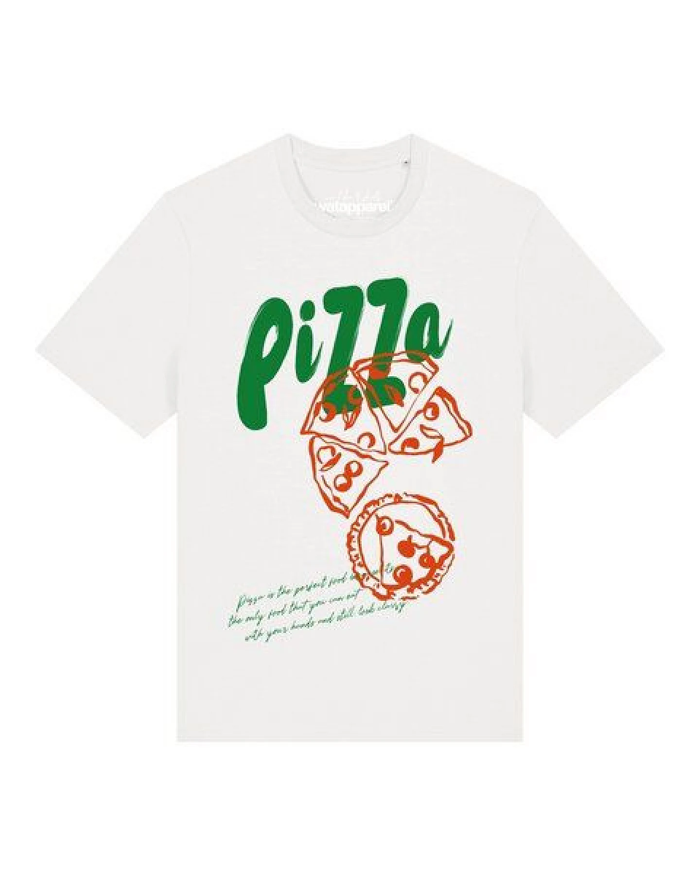 watapparel T-Shirt Unisex Pizza – Ansicht 2