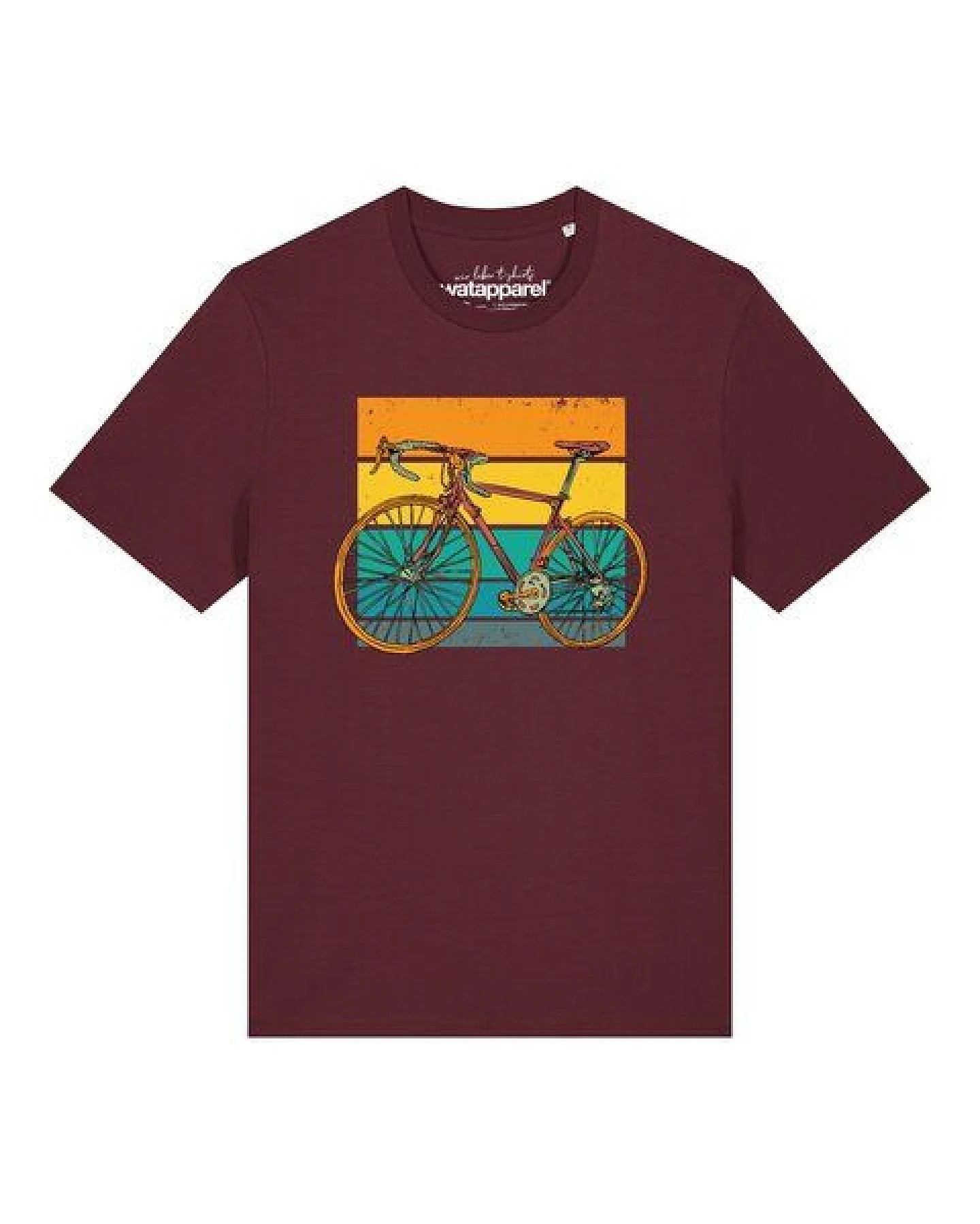 watapparel T-Shirt Unisex Retro Bike – Ansicht 2