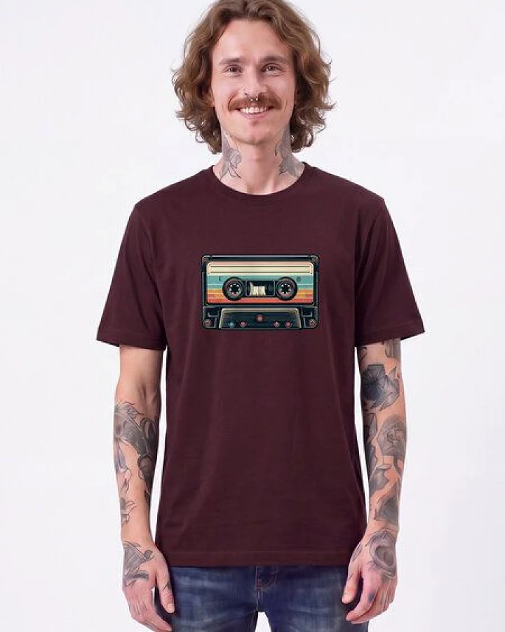 Produktseite: watapparel T-Shirt Unisex Retro Kassette
