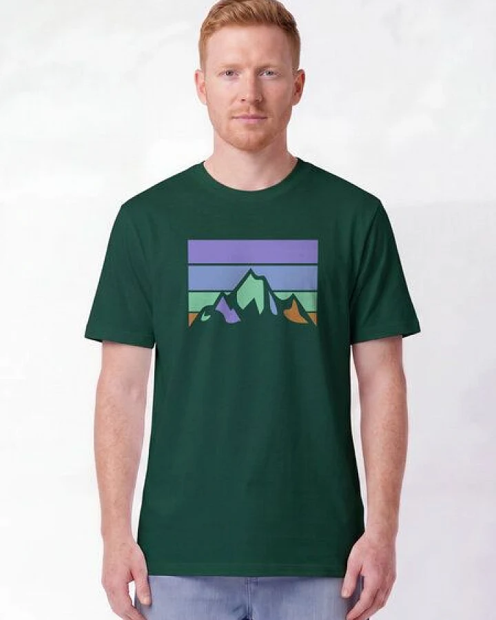 watapparel T-Shirt Unisex Retro Landscape