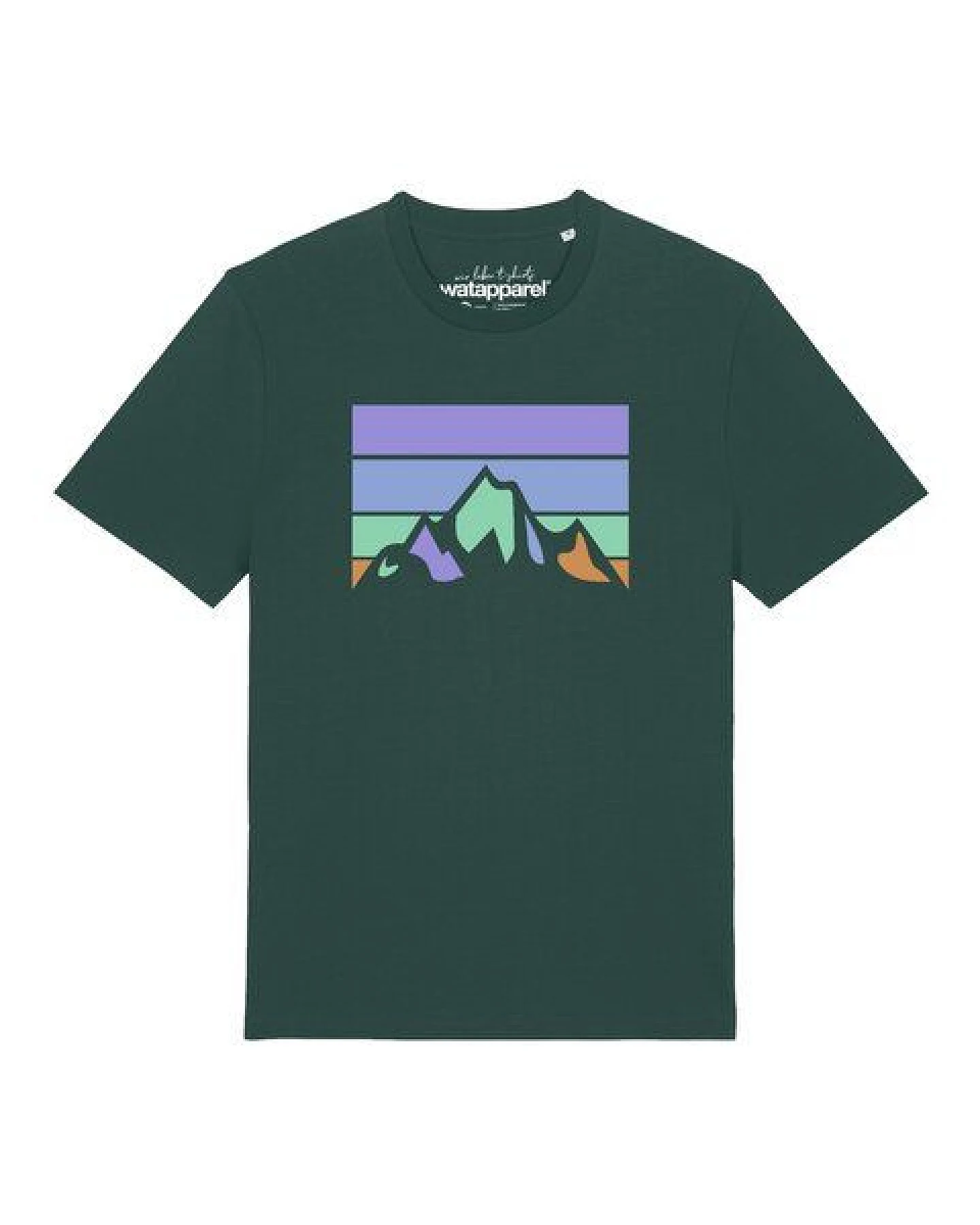 watapparel T-Shirt Unisex Retro Landscape – Ansicht 2