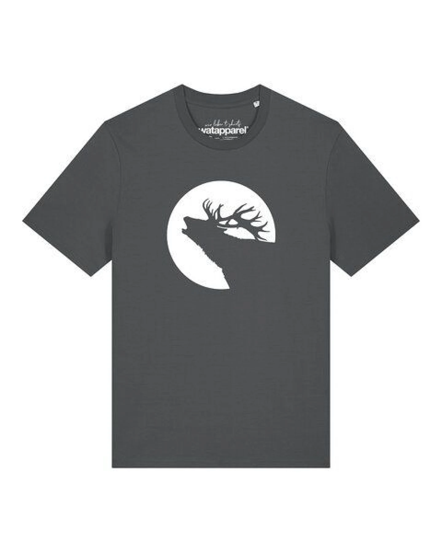 watapparel T-Shirt Unisex Röhrender Hirsch – Ansicht 2