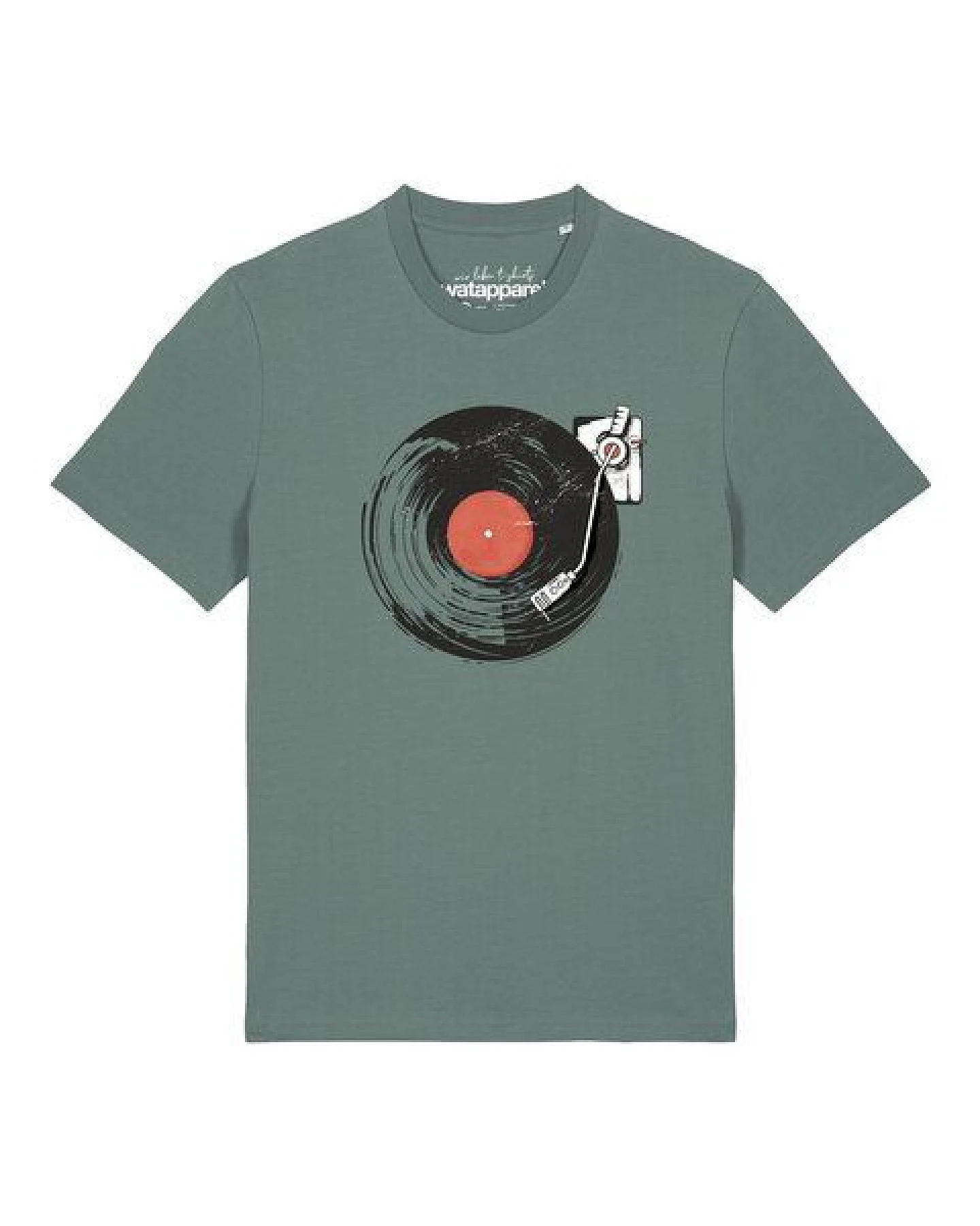 watapparel T-Shirt Unisex Schallplatte – Ansicht 2
