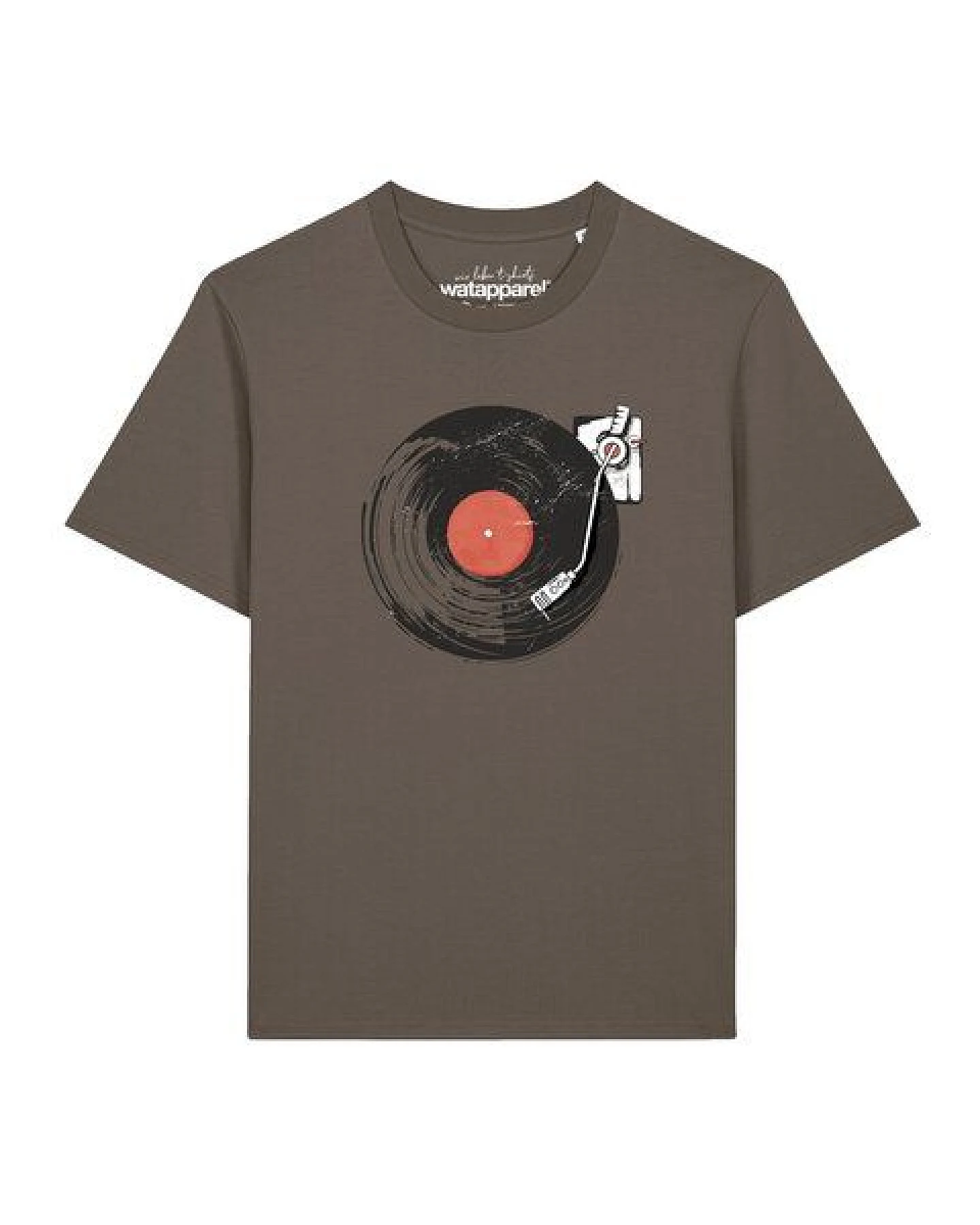 watapparel T-Shirt Unisex Schallplatte – Ansicht 2