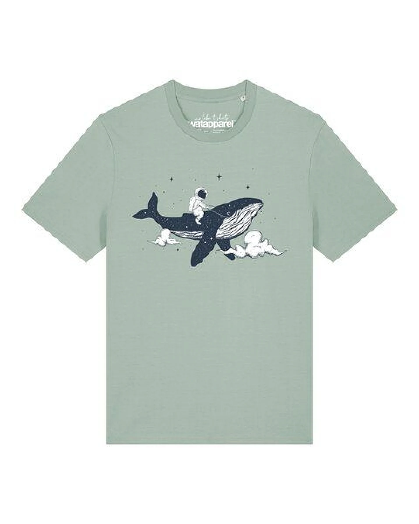 watapparel T-Shirt Unisex Spacewhale – Ansicht 2
