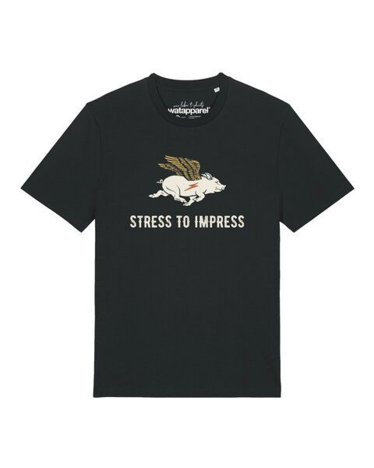 watapparel T-Shirt Unisex Stress to impress – Ansicht 2